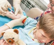 Prelievo di sangue nei bambini